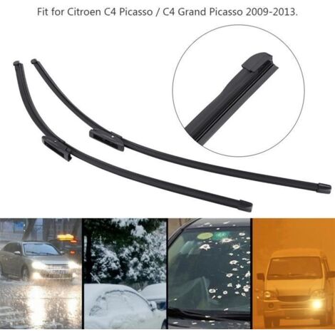 Balai d'essuie-glace pour véhicules -Citroen C4 Picasso-C4 Grand Picasso 09-13- avant - Quantité: 2