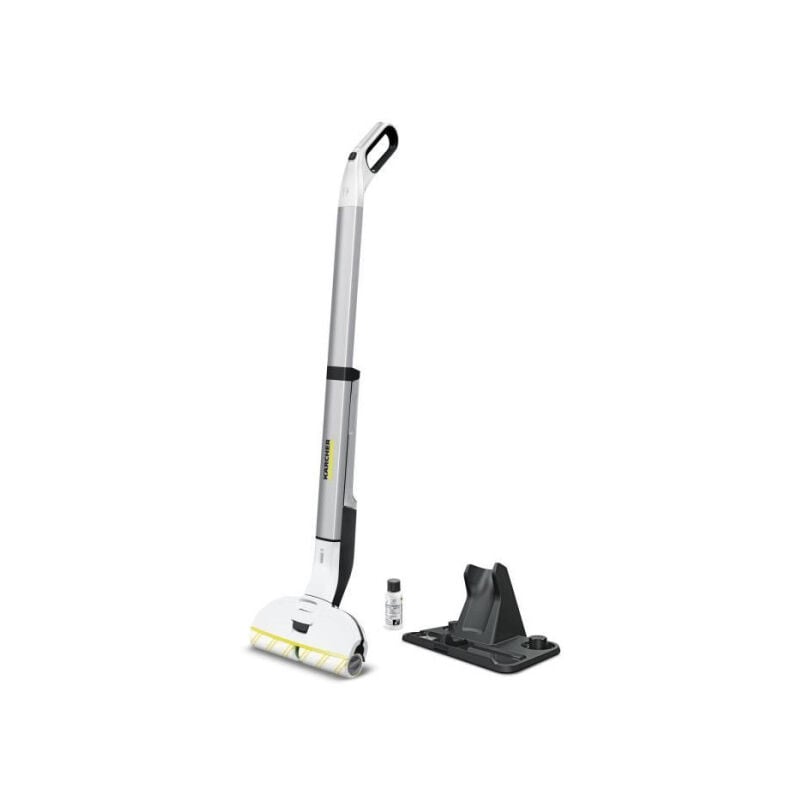 Karcher - Balai Electrique ewm 2 - Balai serpilliere électrique sans fil - Permet de nettoyer jusqu'a 60 m² - Tout type de sols durs