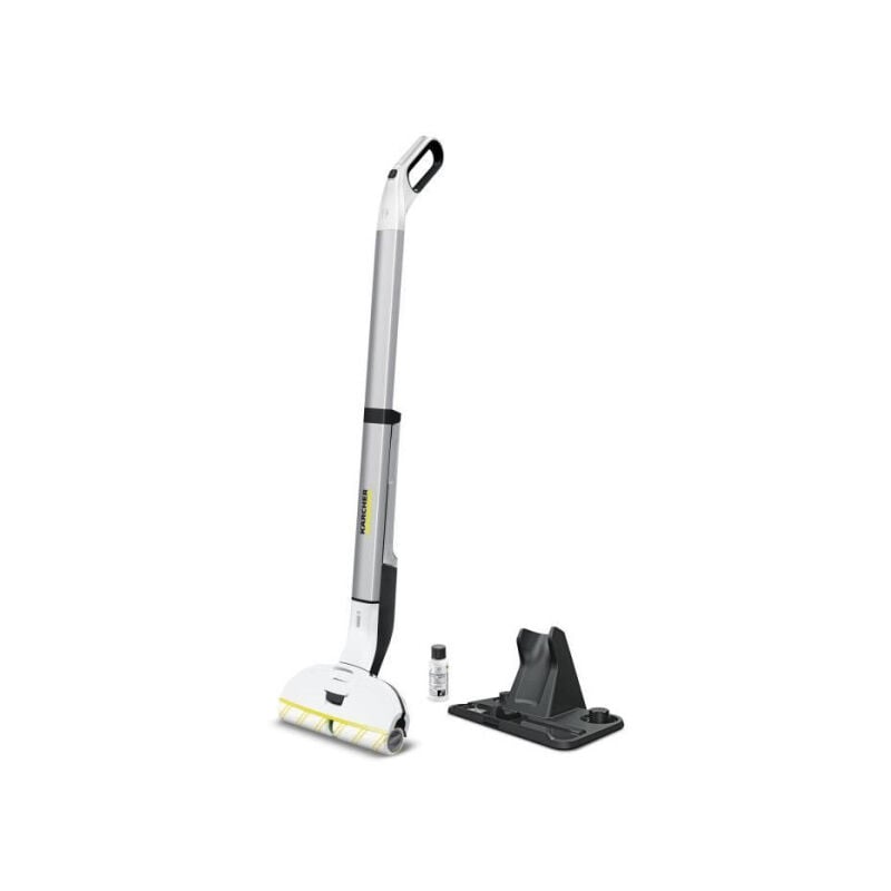 Balai Electrique new Karcher ewm 2 - Balai serpilliere électrique sans fil - Permet de nettoyer jusqu'a 60 m² - Tout type de sols durs