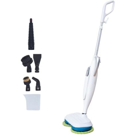 Balai électrique - VENTEO - STEAM TWISTER/STEAM SPINNER - TELESHOPPING - Balai vapeur automatique jusqu'à 120°C
