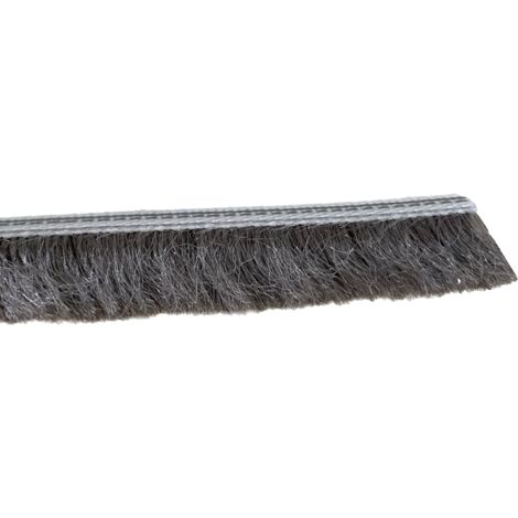 Balai gris pour cornière basse de façade de placard coulissant - Lg 1m HOMEWELL