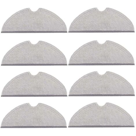 Balai ING en 8 parties : chiffon et accessoires pour balais Xiaomi Roborock S5, S50, S51, S55, S6, S6 Maxv, S5 Max, Q7 Max/Q7 Max+-AquaForge