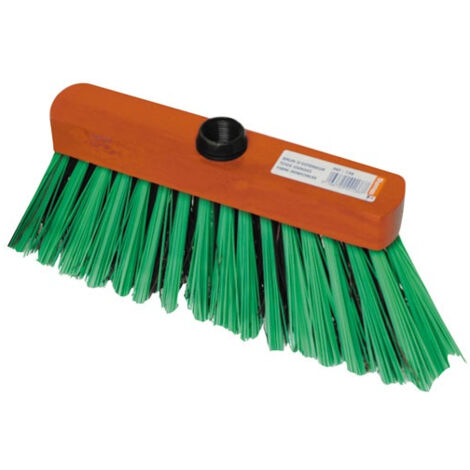 Balai miquet extérieur fibre dure pvc vert - THOMAS