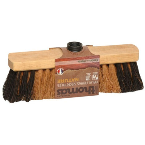 Balai nature coco moustache 29cm fibres vegetales - THOMAS