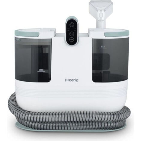 Balai - Nettoyeur Vapeur Nettoyeur textile eau chaude - HKoeNIG TWT88 - 1600 ml - 250 ml/min - 1200 W - Blanc