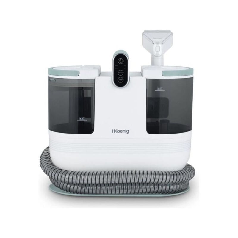 Balai - Nettoyeur Vapeur Nettoyeur textile eau chaude Hkoenig TWT88 - 1600 ml - 250 ml/min - 1200 w - Blanc