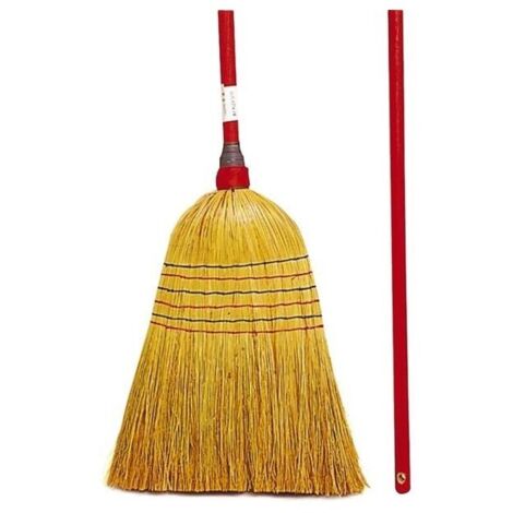Balai paille de riz 5 fils poire roulee