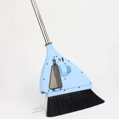 Balai poussoir 2 en 1 avec aspirateur intégré, aspirateur sans fil avec chargement USB, adapté au balai de chambre à coucher domestique,