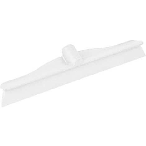 Balai raclette, plastique, une lèvre, 40 cm, blanc