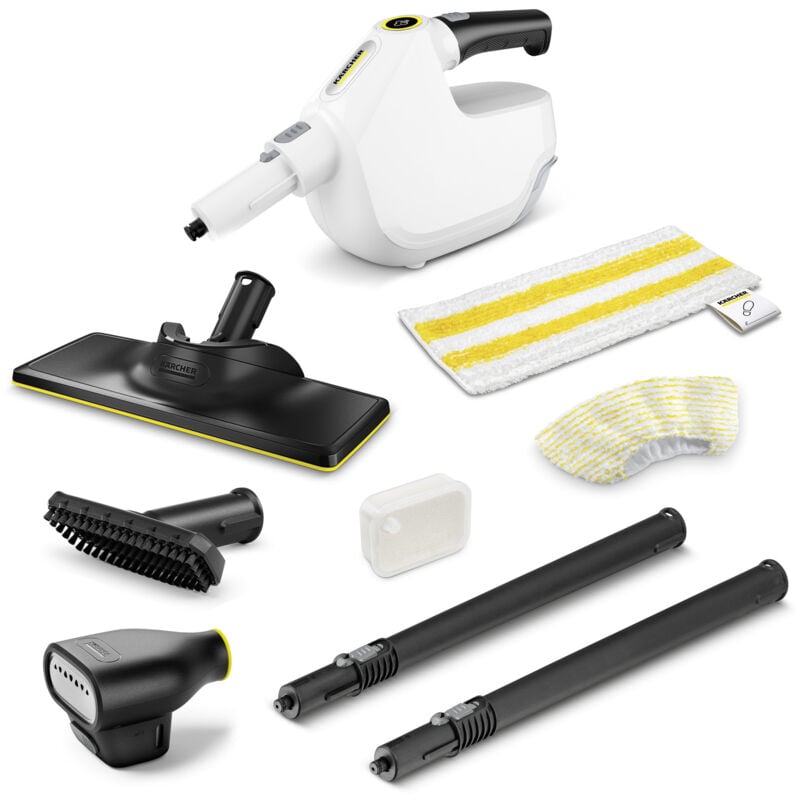 Karcher - Balai vapeur Multifonctions SC1 Multi & Up Textile Edition - nettoyeur vapeur - défroisseur à main - 1300 w - autonomie illimitée
