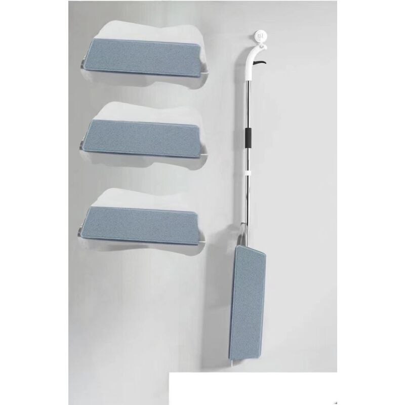 Balai vaporisateur en microfibre Lava Floor avec réservoir et 3 serpillères lavables pour la maison, la cuisine, le parquet et le stratifié（35cm）