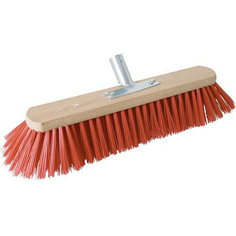 Balais 80cm bois 7 rangs avec support metallique composant elastone