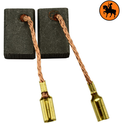 Balais de charbon 6,3 x 10 x 15 mm – Remplacement pièce d'origine 387479 – Compatible meuleuses d'angle FLEX L 1000 et L 10-10 125
