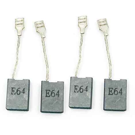 Balais de charbon GWS20-180 E64 pour GWS20-180 22 24-180 230 GCO2000 TCO2000 (4 pièces)