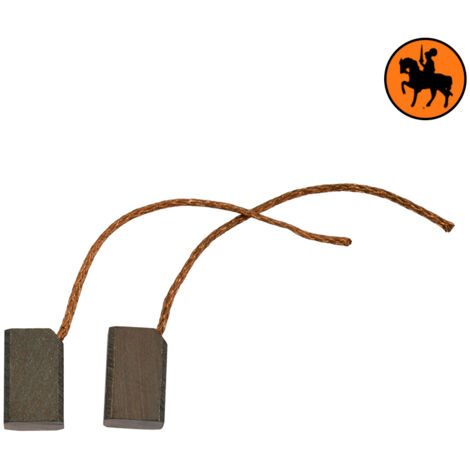 Balais de charbon HX 54 pour BOI-WO Radiateur 5x6.4x10mm