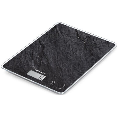Balance 5 kg Effet Pierre Noire - Page Compact 300 - SOEHNLE