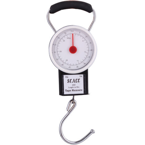 Balance à bagages pour peser valises et bagages. Capacité : 32 kg.
