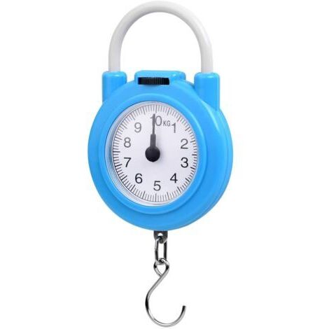 Balance à Bagages,Peson dynamométrique Max 10kg Petit et Portable Avec Une Prise En Main Confortable Pour Les Voyages et Travail
