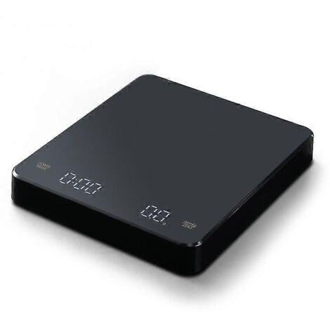 Balance à café 3 kg 0,1 g avec minuteur, balance de cuisine numérique LCD haute précision, balance à café domestique-AquaForge