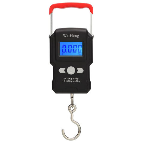 Balance Suspendue électronique 300kg - Peson Digital Pour Bagages, Valises, Poisson (orange)