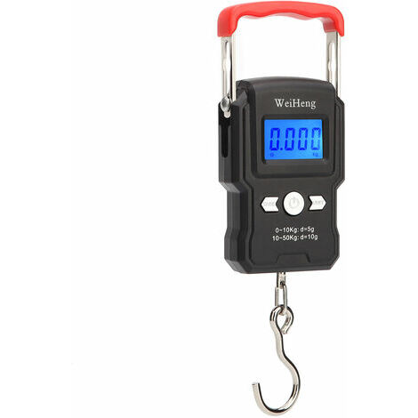 Balance A Crochet Suspendue, Double Precision, Retroeclairage De L'Ecran Lcd, 50Kg / 5G