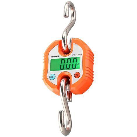 Balance à grue 150 kg à double précision, balance électronique numérique à crochet, mini balance à boucle avec écran LCD