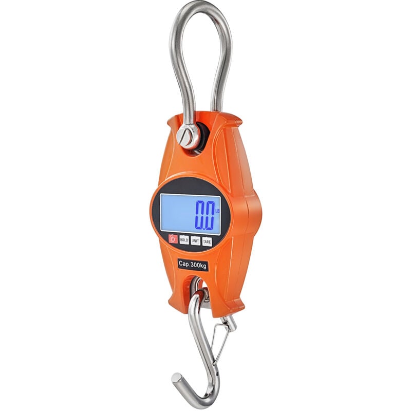 Mophorn - Balance à grue numérique capacité de 660 lb/300 kg, balance suspendue industrielle robuste avec boîtier en aluminium moulé, écran lcd, mini
