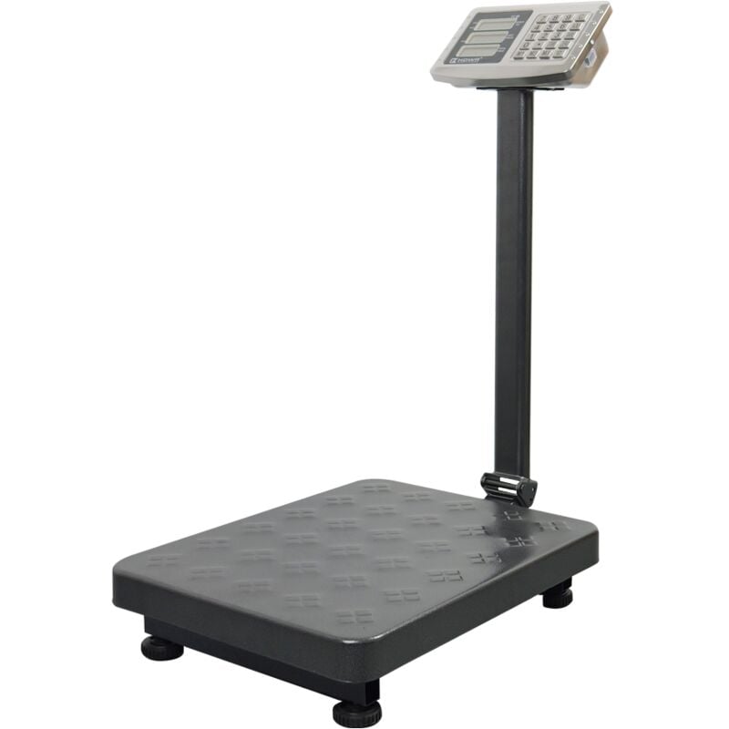 Balance à plate-forme, électronique, petite, fonction de tarage jusqu'à 300 kg wAGPRO P300