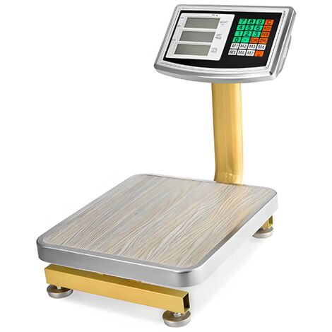 Balance à plate-forme sans fil, 60 kg, petite balance, pour le travail sur le terrain, précise HDWR wagPRO-P60