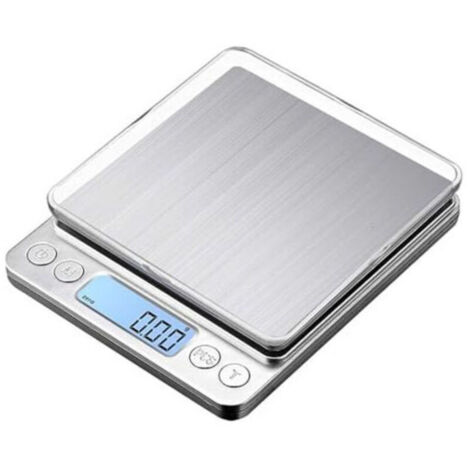 Balance alimentaire électronique T i2000 Balance numérique pour aliments cuits au four 3 kg/0,1 g, balance électronique de précision plateau de table de pesée en acier inoxydable, fonction tare