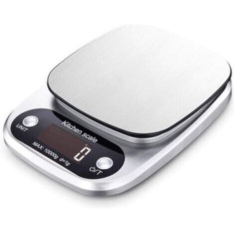 Balance Alimentaire Wlectronic Mini Balance électronique numérique en Acier Inoxydable Pesage Portable Cuisine Haute précision 0,1 g Cuisson Domestique (Taille : 10 kg/1 g)