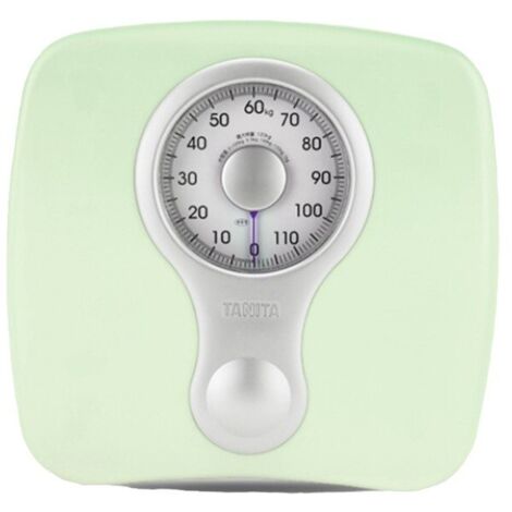 Balance analogique – Personnelle – Vert clair – Socle en acier