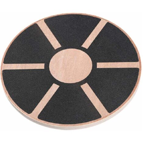 Balance Board/Therapieboard/Balance Board/Professionelles Balancekissen aus Holz für Übungen, Fitnessstudio, Leistungssteigerung im Sport, Reha, Training, Abmessung 395 mm