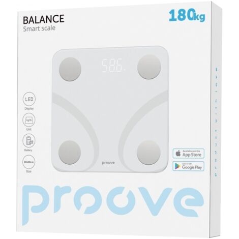 Balance connectée Bluetooth blanche