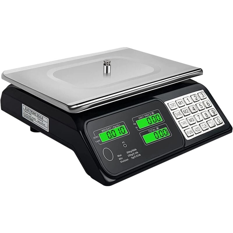 Balance d'atelier jusqu'à 30 kg, écrans LCD, HDWR wagPRO-S30A