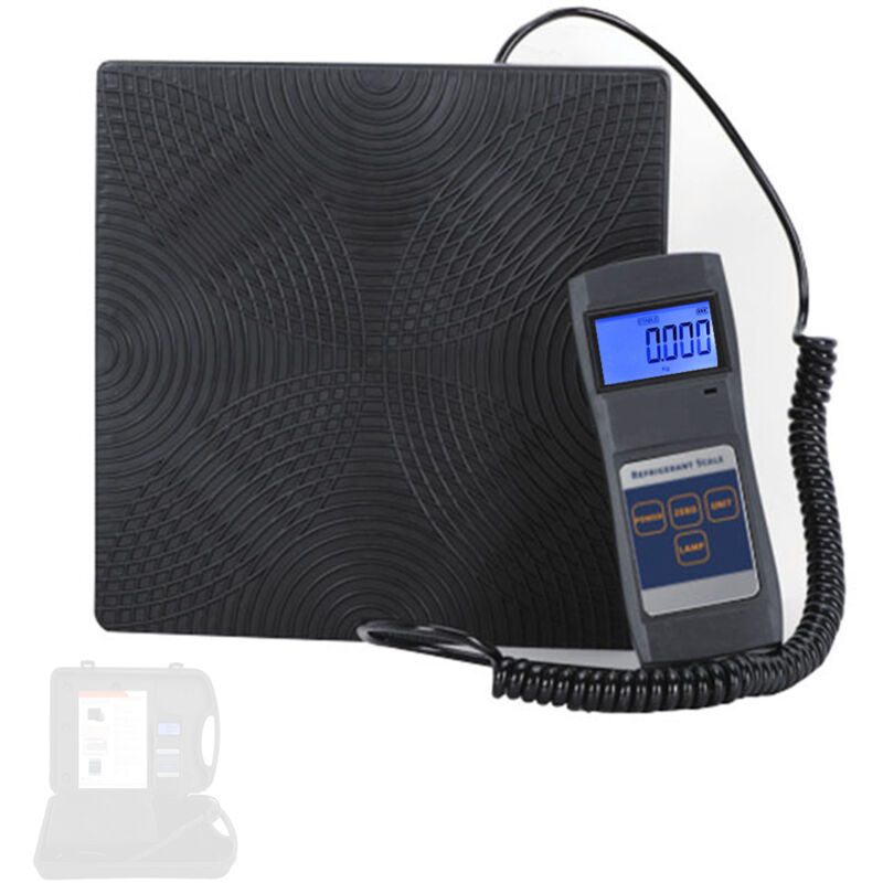 Balance de charge de réfrigérants 90 kg, dispositif de pesage électronique de haute précision pour climatisation, affichage numérique lcd avec
