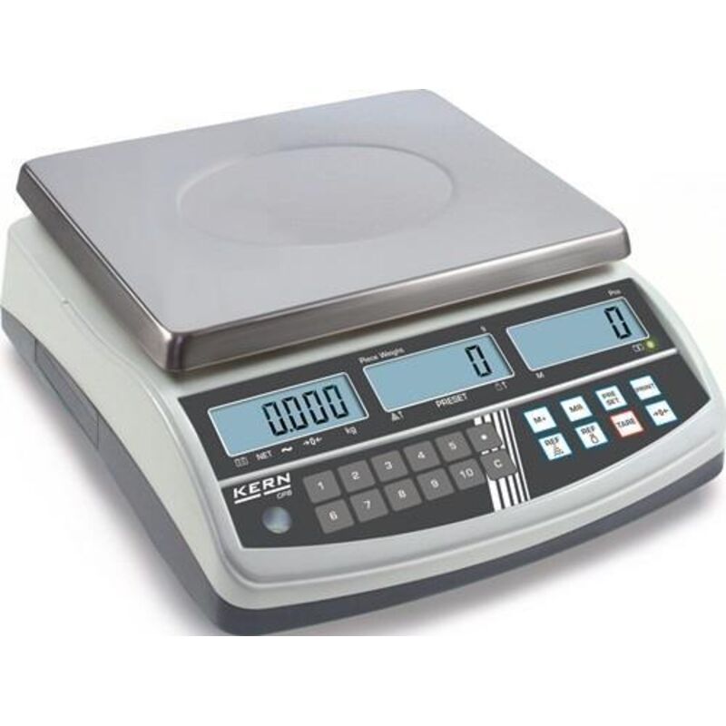 Compteur de pesage plage pesage 30 kg pas du cadran 0,5 g plateforme de pésage-l295xP225mm