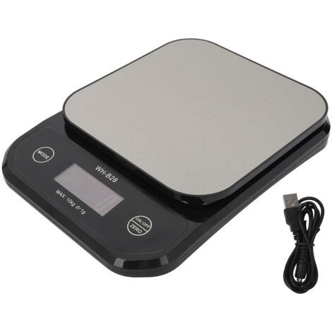 Balance de cuisine 0.035oz à 22.0lb étanche IP7, affichage LCD, acier inoxydable, idéale pour café et cuisine familiale