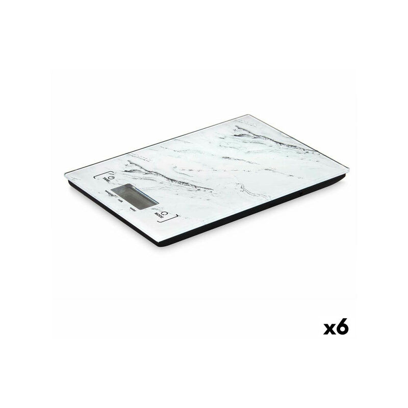 Balance de cuisine Kinvara EKS-022 5KG Blanc 5 kg Marbre (6 Unités)