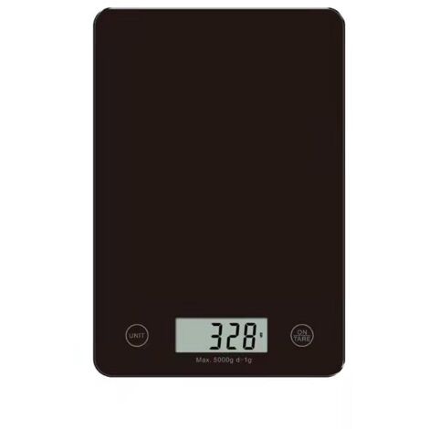 Balance de cuisine, 5 kg - Noire-AquaForge