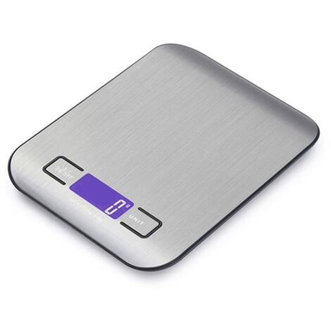 Balance de cuisine, balance de poche, acier inoxydable, 1 g - 5 kg-AquaForge
