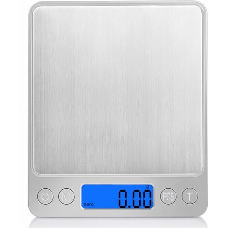 Balance de Cuisine de Précision, 500g-0,01g Balance de Précision, Balance électronique de Haute précision,Balance Alimentaire Numérique de Précision pour Fruits/légumes/médecine/café/levure