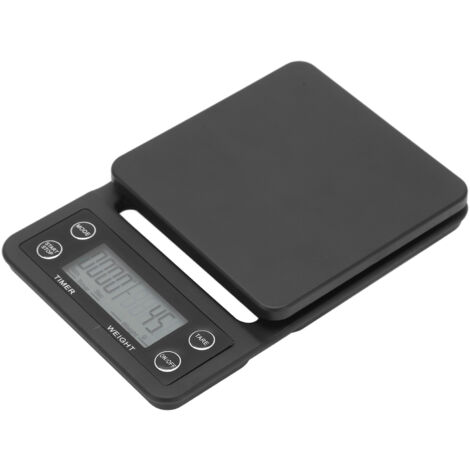 Balance de cuisine électronique K07 3Kg/0.1g multifonction étanche avec minuterie et affichage LED