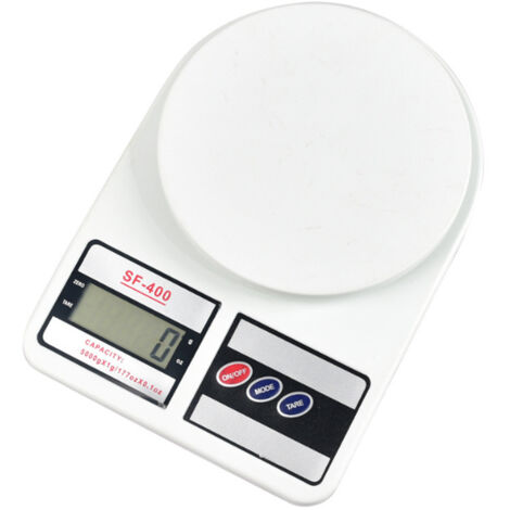 Balance de cuisine électronique numérique multifonctionnelle - écran LCD - capacité de pesée maximale de 10 kg/353 oz, pour peser avec précision les ingrédients de cuisine ou de pâtisserie.