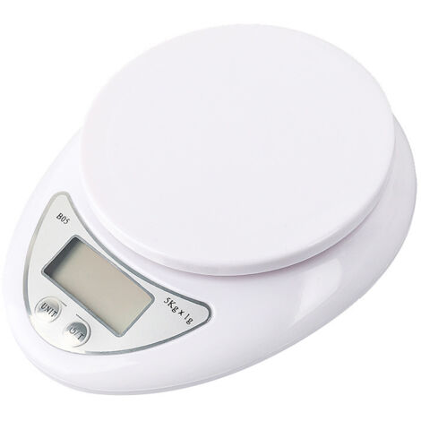 Balance de cuisine électronique pour peser les aliments (1 g - 5 kg)-AquaForge