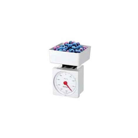 Balance de cuisine en plastique 0,5 kg - cm.11x11x15h.