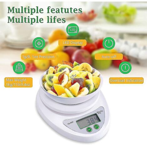 Balance de cuisine GETIT, balance de cuisine électronique, balance de cuisine numérique de précision pour four --AquaForge
