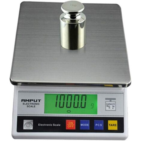 Balance de cuisine grande capacité, balance électronique alimentaire rechargeable par USB, balance de cuisine haute précision, balance de poche avec écran LCD, 7,5 kg/0,1g
