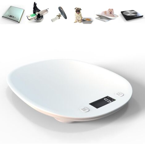 balance De Cuisine Lectronique - Tare, Conversions Liquides, Poigne Intgre, Porte 10 Kg, Prcision 1g - Modle