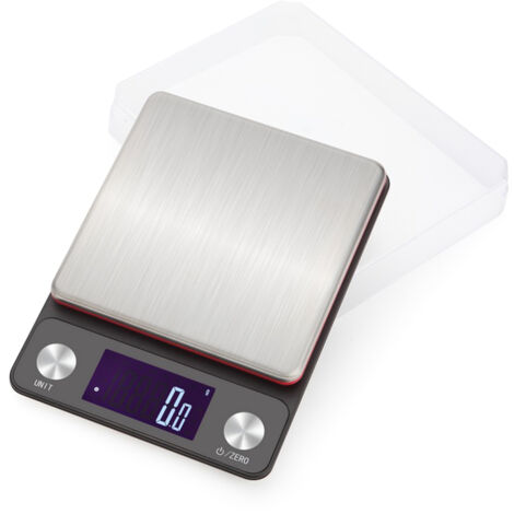 Balance de cuisine multifonctionnelle numérique avec plateau en acier inoxydable-AquaForge